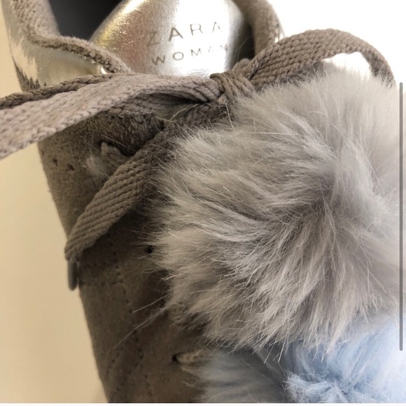 Zara sneakers with pom-poms - Picture 2 of 5